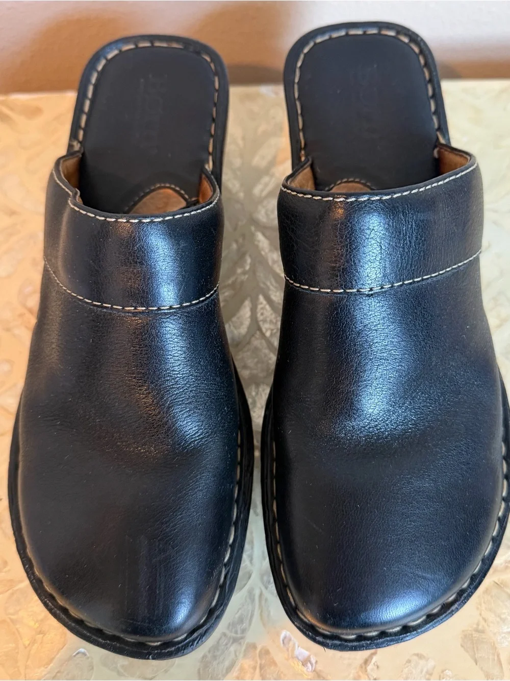 Born black leather mule clogs size 9
40.5 Very GUC - Picture 1 of 6